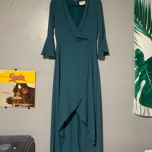 Formal turquoise dress